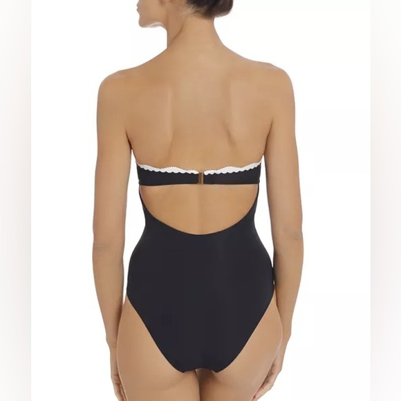 🩱Stella McCartney Scalloped Bandeau One Piece Swimsuit - Picture 5 of 5
